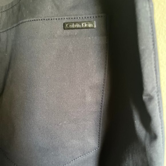 NWT CALVIN KLEIN SLIM FIT SITS ON HIP TAPERED NAVY BLUE 30 WAIST 30 L - Picture 3 of 6